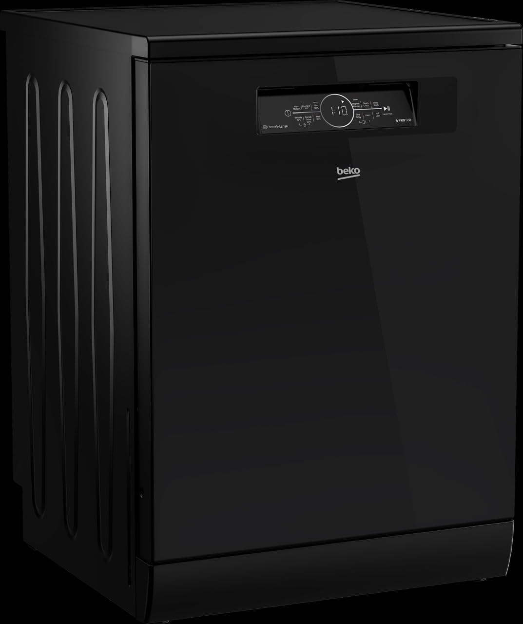 بيكو غسالة أطباق 15 فرد 6 برامج اسود زجاج BDFN36531GB - الصورة 2