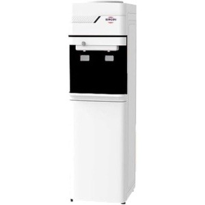 BY-558 WH/BK مبرد مياه بيرجن تحميل علوي 2 فوهة بارد وساخن وخزان مياه ستانلس ستيل كامل