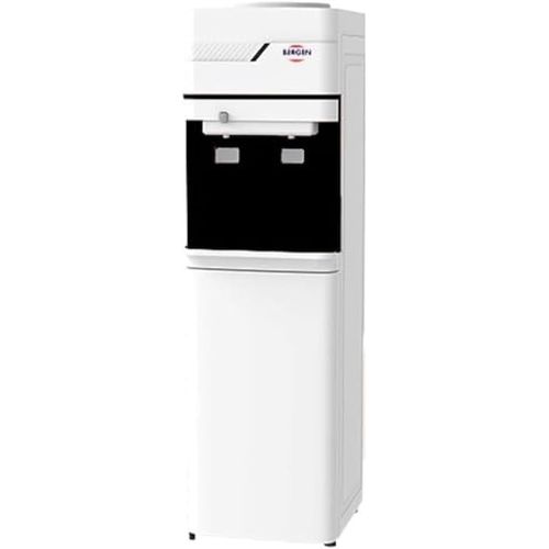 BY-558 WH/BK مبرد مياه بيرجن تحميل علوي 2 فوهة بارد وساخن وخزان مياه ستانلس ستيل كامل