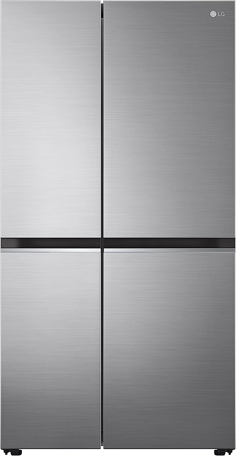 ثلاجه ال جى نوفروست، 647 لتر، بموتور انفرتر ، فضي - GC-B257SLWL