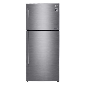 ثلاجه ال جى نوفروست، 474 لتر، بموتور انفرتر ، فضي - GN-C622HQCL