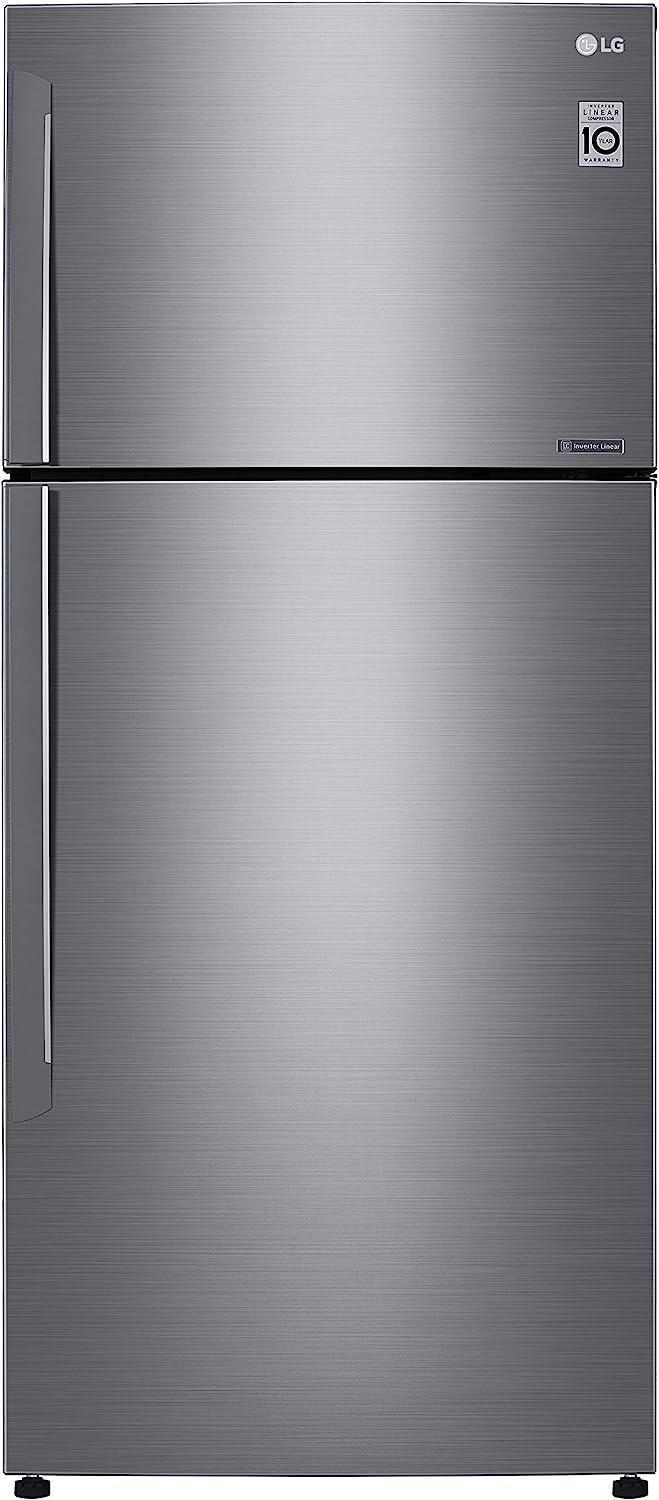 ثلاجه ال جى انفرتر 506 لتر سلفر GN-C722HLCL