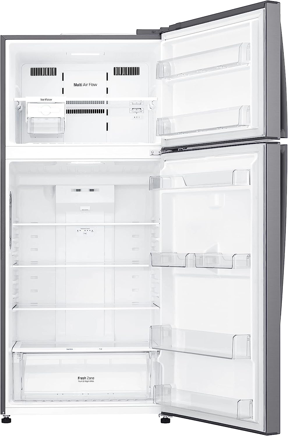 ثلاجه ال جى انفرتر 506 لتر سلفر GN-C722HLCL - الصورة 3