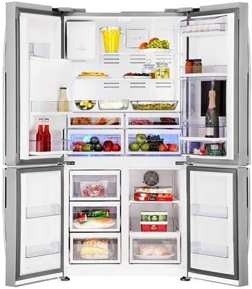 بيكو ثلاجة 626 لتر 4 ابواب نوفروست ديجيتال تاتش استانلس ستيل GNE134626ZXH - الصورة 2