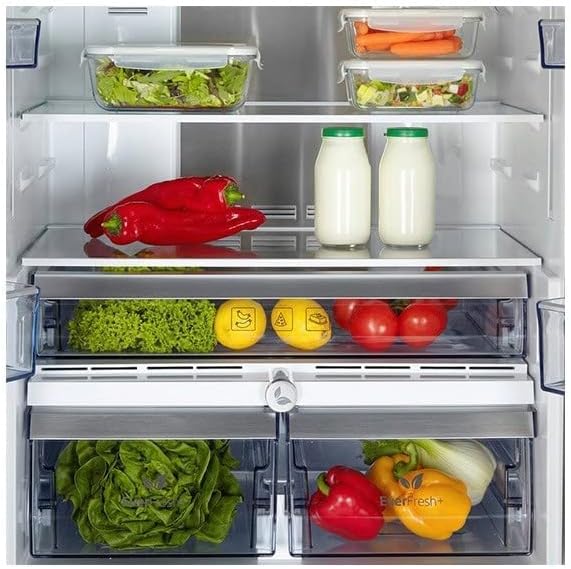 بيكو ثلاجة 626 لتر 4 ابواب نوفروست ديجيتال تاتش استانلس ستيل GNE134626ZXH - الصورة 3