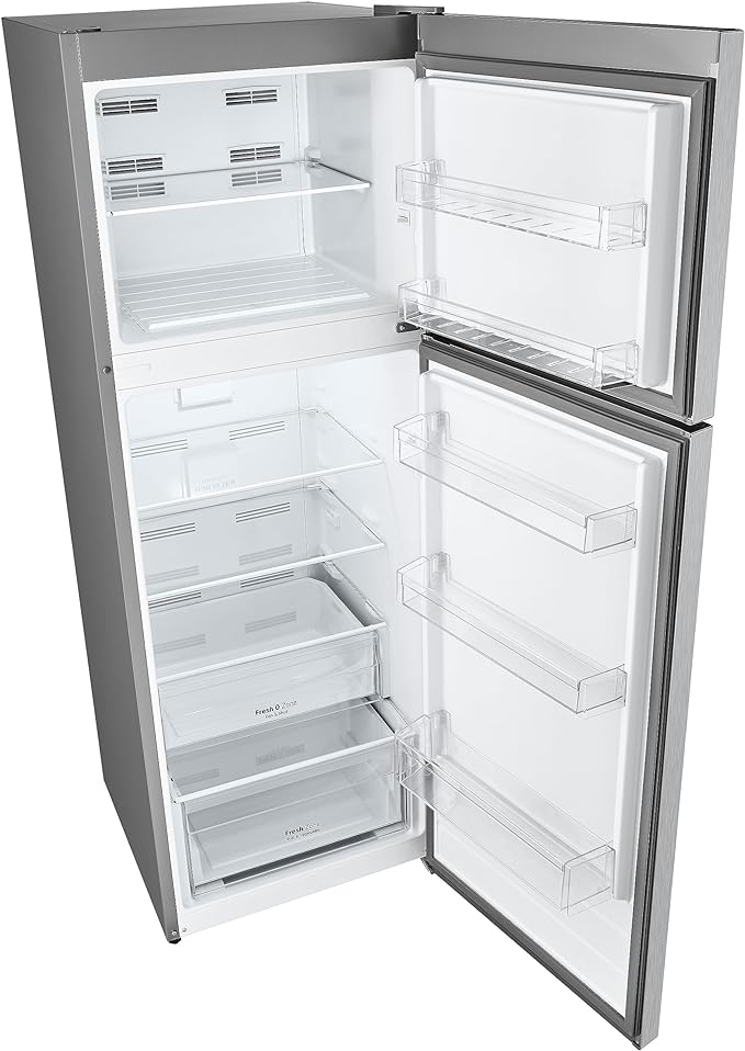 ثلاجه ال جى نوفروست ، 310 لتر، فضي - GTF312SSBN - الصورة 3