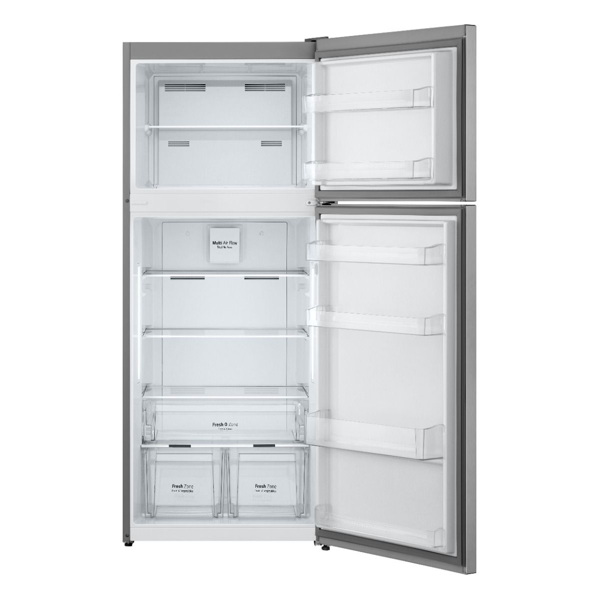 LG Refrigerator, No Frost 401 Liters, Silver - GTF402SSAN - Image 2