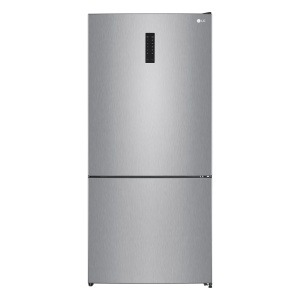 ثلاجه ال جى نوفروست بموتور انفرتر، 588 لتر، فضي - GTF569PSAM