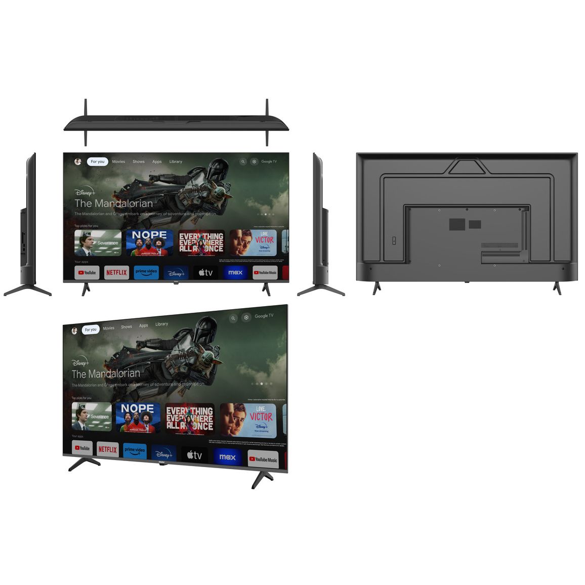 Haier 55 Inch 4K UHD Smart LED TV with Built-in Receiver - H55K80EU - Image 2