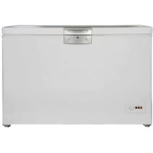 Beko HSA40500S Chest Freezer, 375 Liters - Silver