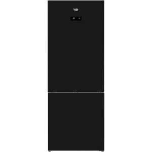 بيكو ثلاجة كومبي 560 لتر نوفروست ديجيتال تاتش اسود زجاج موديل-RCNE560E35ZGB