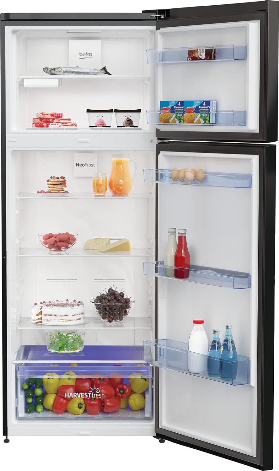 ثلاجة نو فروست - 448 لتر اسود انفرتر RDNE448M20B - الصورة 2