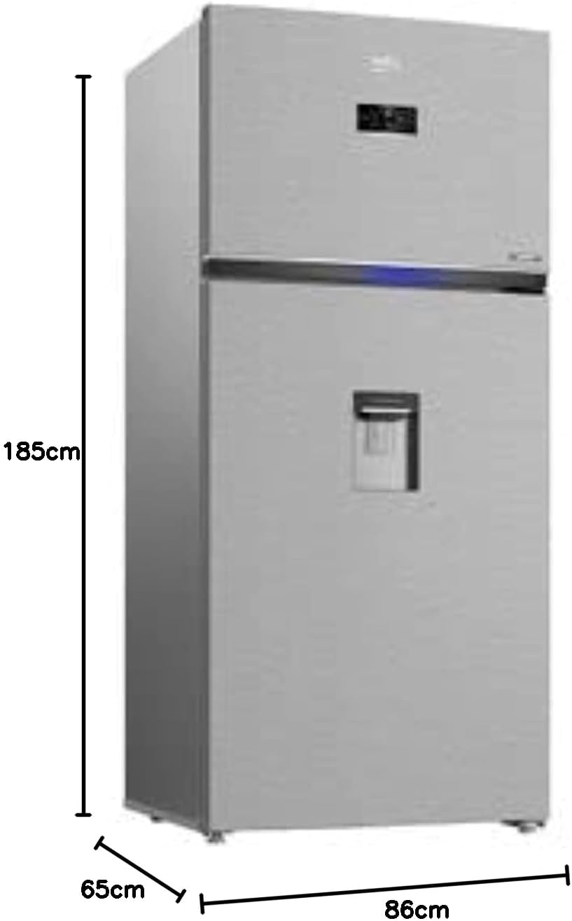 ثلاجة بيكو RDNE650E60XP نو فروست إنفرتر - سعة 630 لترًا - فضي - الصورة 3