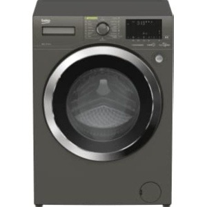 Beko Washing Machine Digital Inverter Steam 1400 RPM 10 Kg Grey Model-WTE 10736 CHT