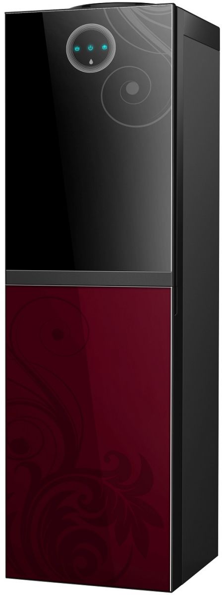 موزع مياه ستانلس ستيل بتحميل من الاعلى من بيرجن BYB538- احمر