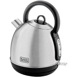 بلاك اند ديكرغلاية كهربائية ستانلس ستيل دووم Dk40-B5، 1.7 لتر - فضي