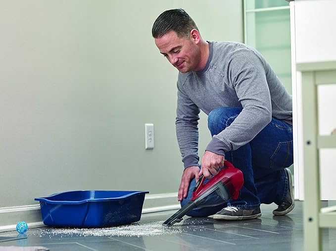 بلاك اند ديكر مكنسة كهربائية لاسلكية محمولة مع فرشاة مدمجة DVA315J-B5، 500 مل - متعددة الالوان - الصورة 3