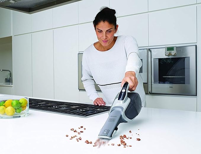 بلاك اند ديكر مكنسة كهربائية يدوية - 10.8 واط ، ليثيوم ايون 7.2 فولت ام بي بي ، متعددة الالوان - DVJ215J-B5 - الصورة 3