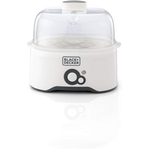 Black & Decker Egg Cooker - White, 7 Eggs, Eg200-B5, Plastic Material