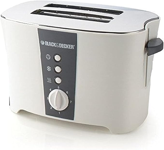 بلاك اند ديكر محمصة خبز تتسع لقطعتين بخاصية كول تتش - ابيض، ET122-B5