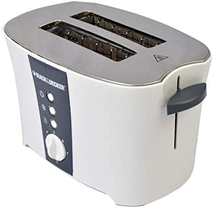 بلاك اند ديكر محمصة خبز تتسع لقطعتين بخاصية كول تتش - ابيض، ET122-B5 - الصورة 3