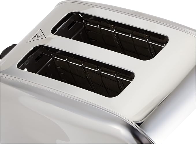 Black & Decker 2 Slice Cool Touch Toaster, Silver - Et222-B5, Stainless Steel Material - Image 5
