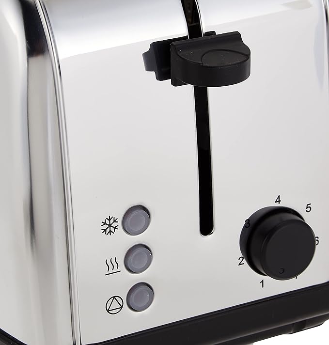 Black & Decker 2 Slice Cool Touch Toaster, Silver - Et222-B5, Stainless Steel Material - Image 3