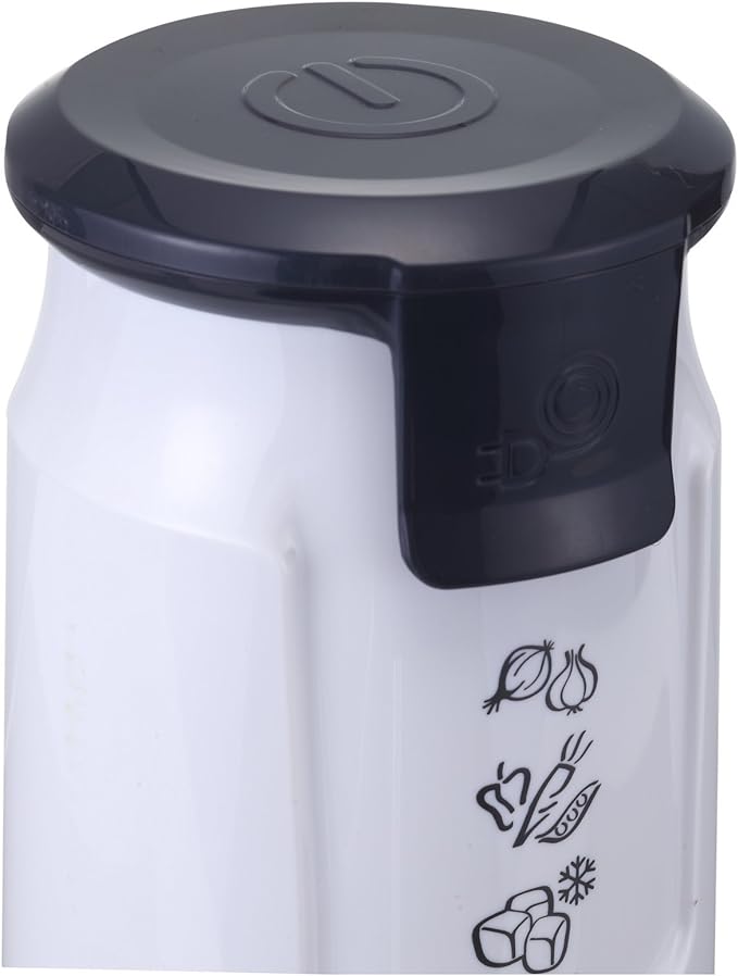 Black & Decker 500W 500ml Vertical Dual Blade Chopper with Extra Jar, White - FC300-B5- 2 YEARS WARRANTY - Image 3