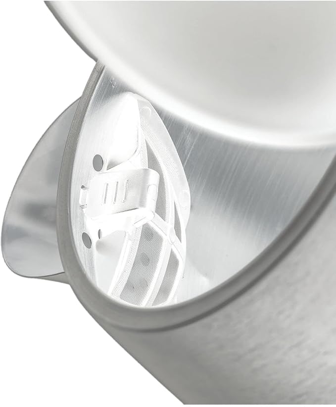 غلاية كهرباء بلاك اند ديكر 2200 وات 1.7 لتر مع مؤشر لمستوى المياه وفلتر قابل للإزالة وإيقاف تلقائي وهيكل من الستانلس ستيل ، مثالية للمشروبات الدافئة، JC454-B5 - الصورة 6