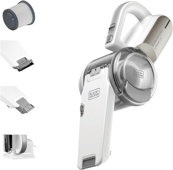 بلاك اند ديكر مكنسة غبار محورية تعمل ببطارية ليثيوم ايون 14.4 فولت صنف 5306