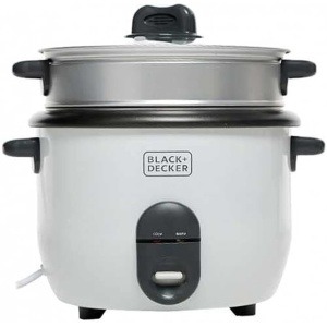 Black & Decker 1.8 Liter Rice Cooker - White, RC1860-B5