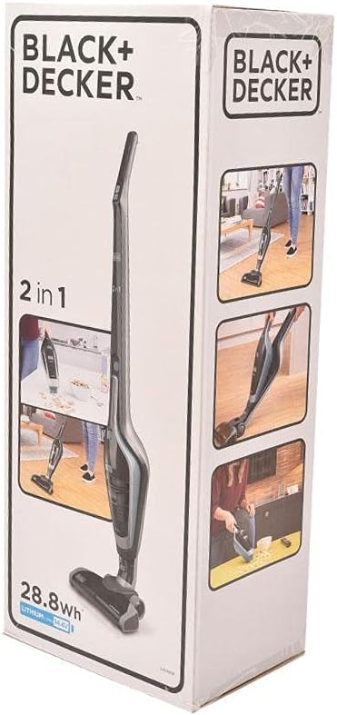 بلاك اند ديكر مكنسة كهربائية عمودية لاسلكية 2 في 1، 14.4 فولت، 28.8 واط في الساعة SVA420B-B5 - الصورة 2