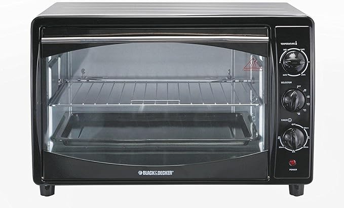 بلاك اند ديكر فرن ثابت من غير تدعيم يعمل على الكهرباء ، لون فضي - TRO60-B5