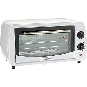 بلاك اند ديكر - فرن تحميص بزجاج مزدوج بسعة 9 لترات TRO9DG-B5 أبيض