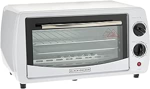 بلاك اند ديكر - فرن تحميص بزجاج مزدوج بسعة 9 لترات TRO9DG-B5 أبيض