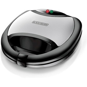 Black & Decker TS2000-B5 2 Slices Sandwich Maker, 750 Watt - Black