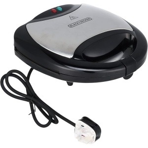 بلاك اند ديكر جهاز صنع الساندويتشات والوافل وشواية 3 فى 1 TS2090-B5، 750 وات