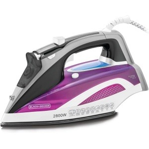 بلاك اند ديكر مكواة بخار ديجيتال ، 2800 وات، متعددة الألوان - X2250-B5