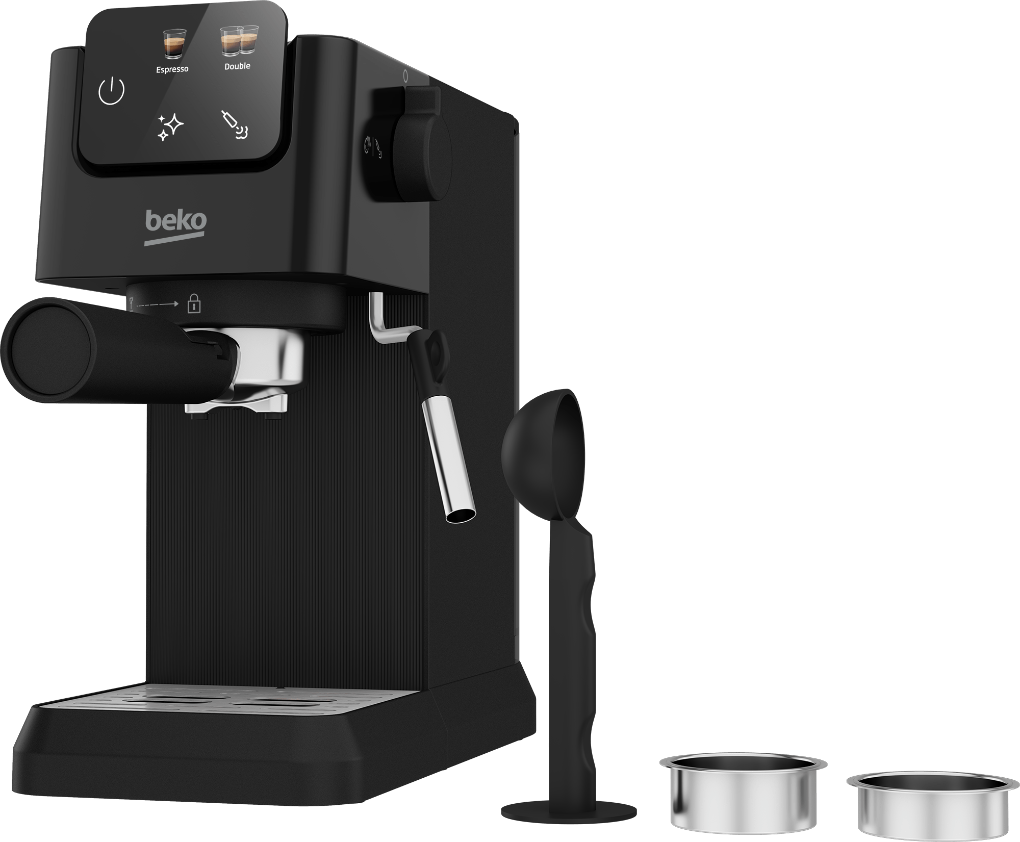 ماكينة قهوة اسبريسو بيكو، 1628 وات، اسود - CEP5302B - الصورة 4