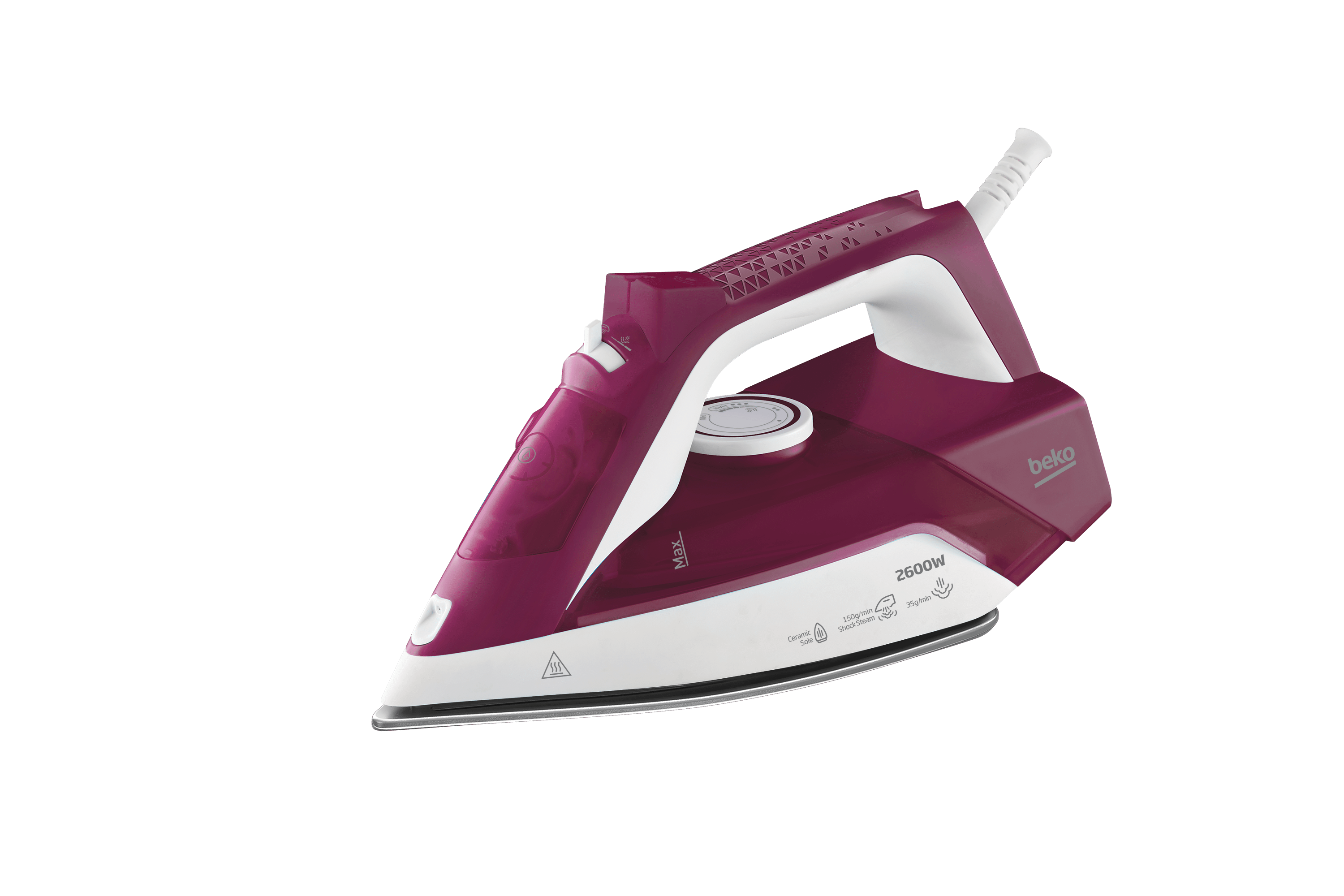 بيكو مكواة بخار 2600 وات احمر - SIM3126R