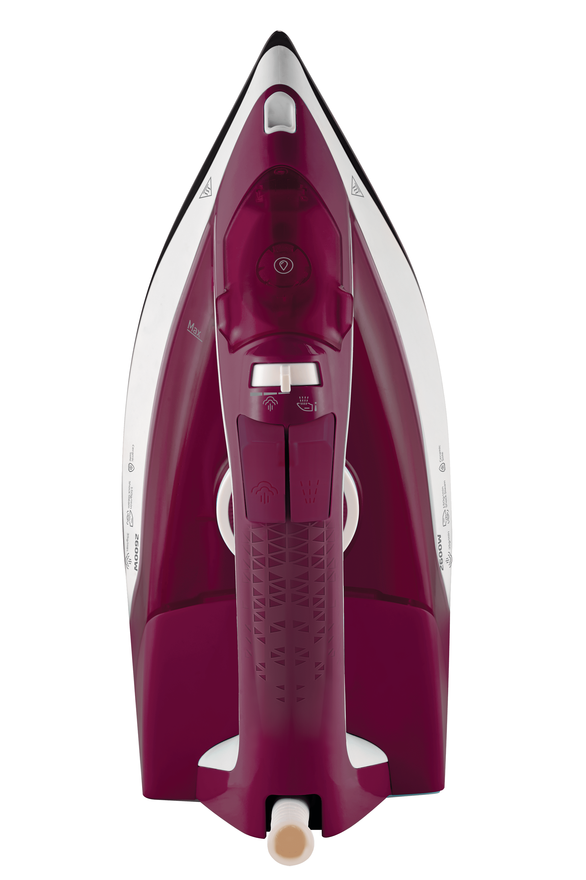 بيكو مكواة بخار 2600 وات احمر - SIM3126R - الصورة 2