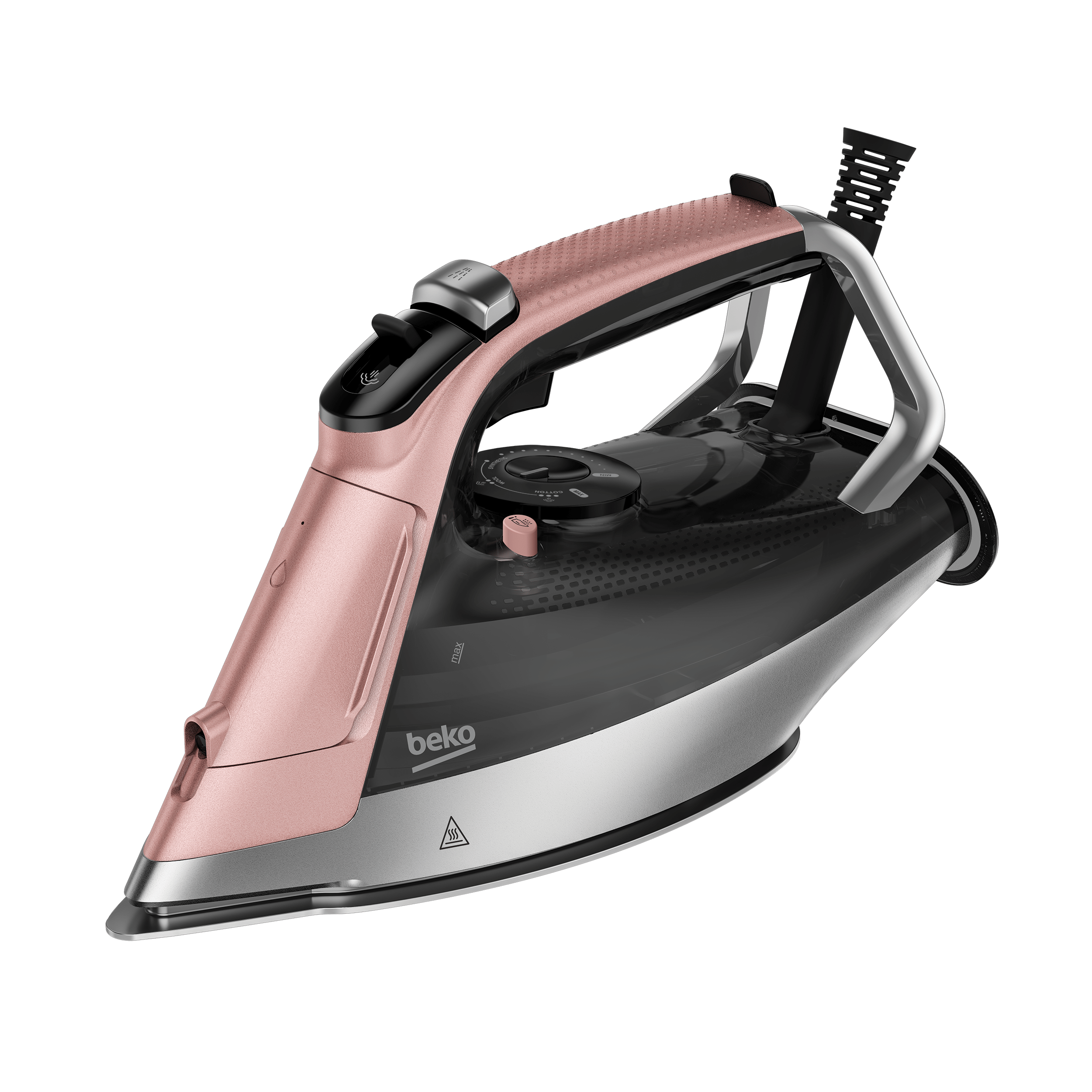 مكواة بخار بيكو، 3000 وات، بينك واسود - SIM8130P