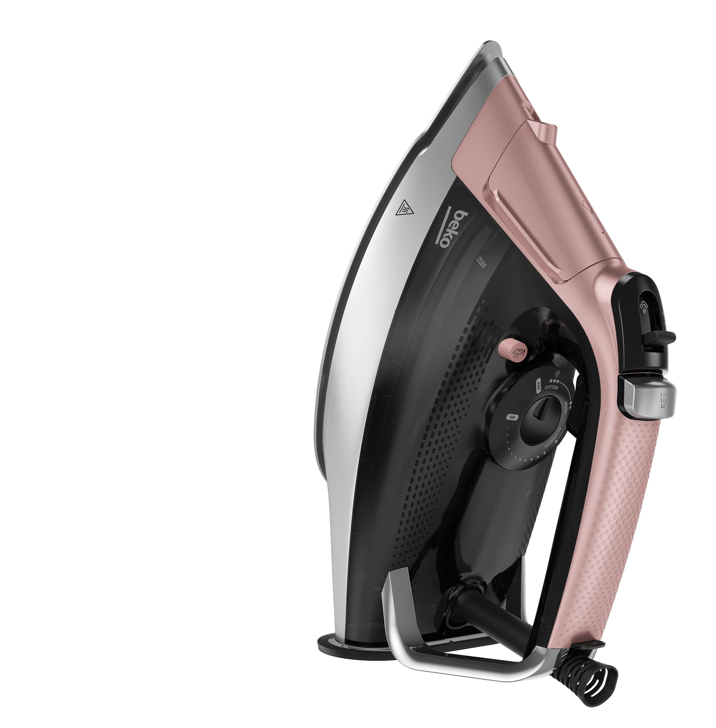 مكواة بخار بيكو، 3000 وات، بينك واسود - SIM8130P - الصورة 3