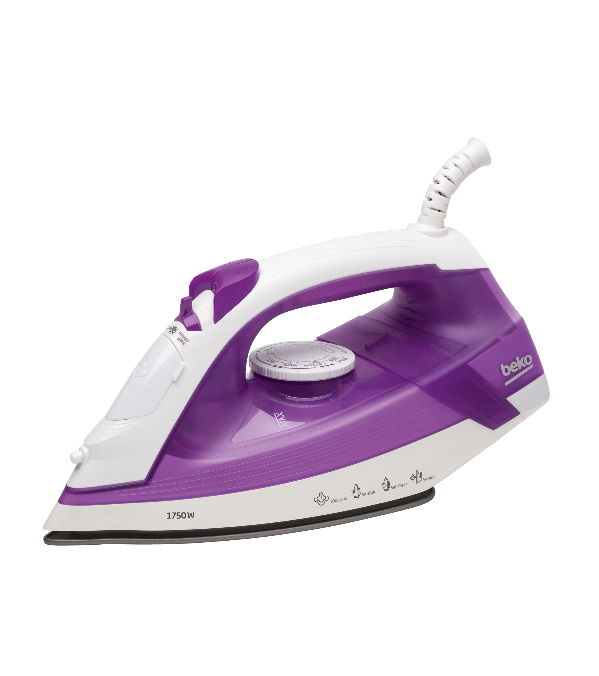 مكواة بخار بيكو 1800 واط بنفسجي - SIM3617