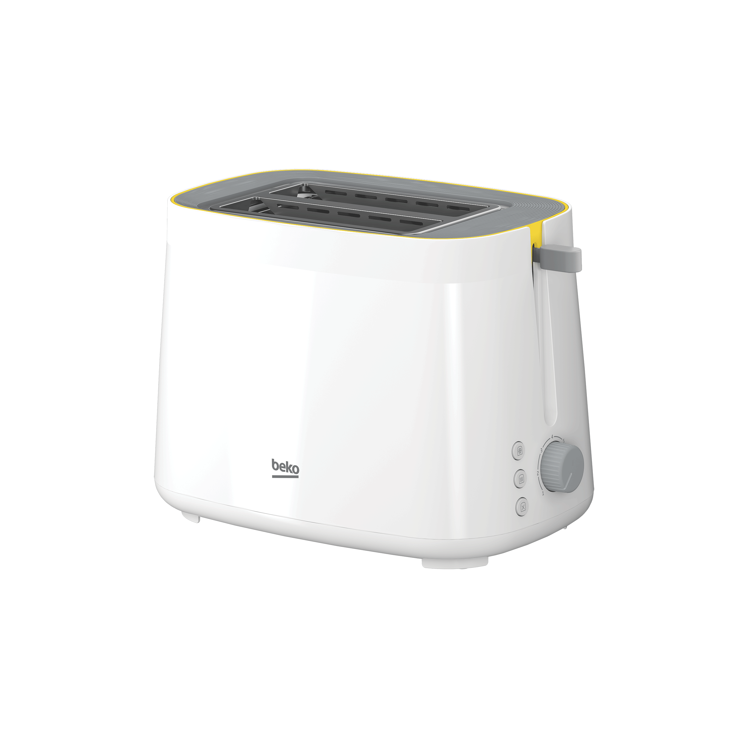 beko Toaster, 2-Slice, 800W, White - TAM4220W - Image 5