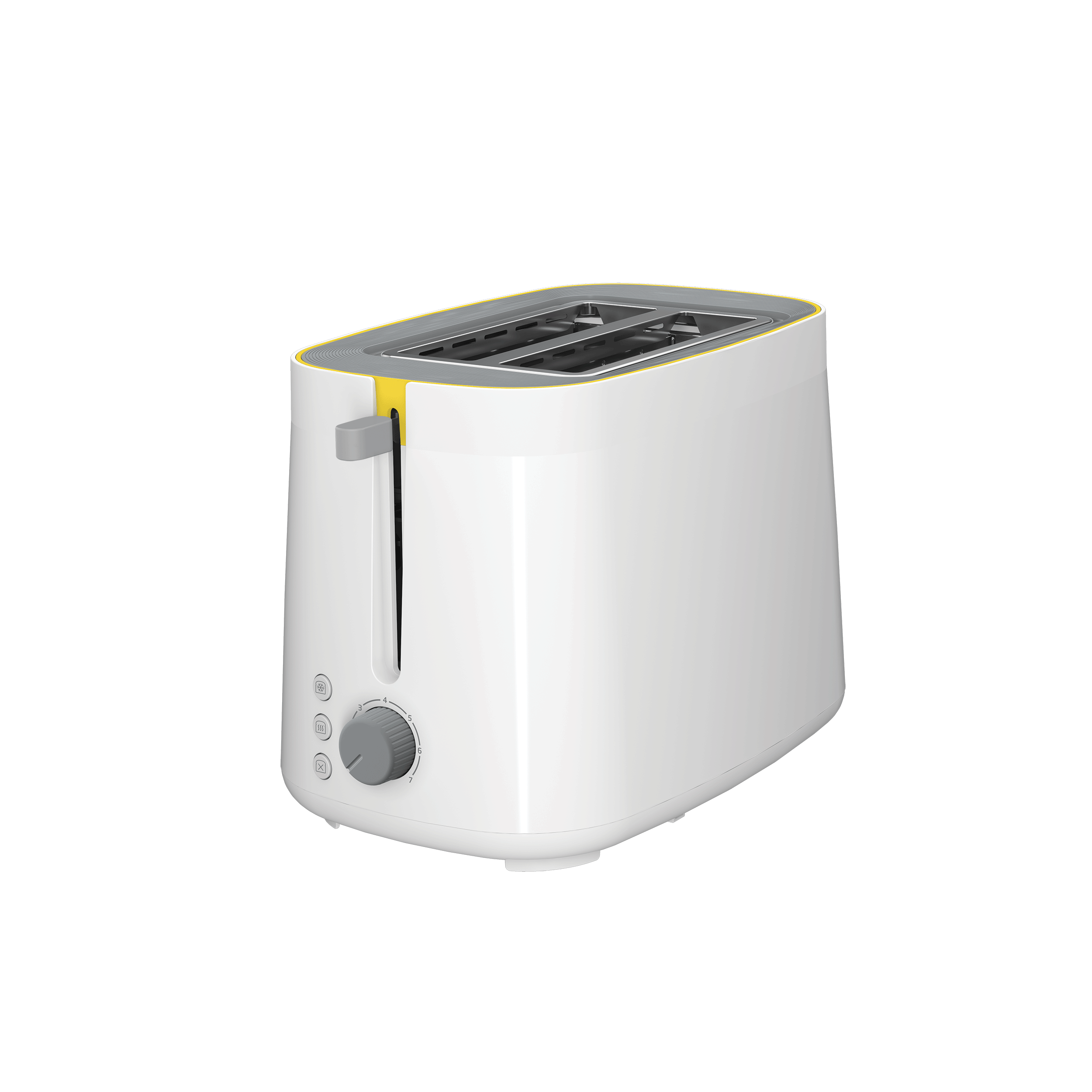 beko Toaster, 2-Slice, 800W, White - TAM4220W - Image 2