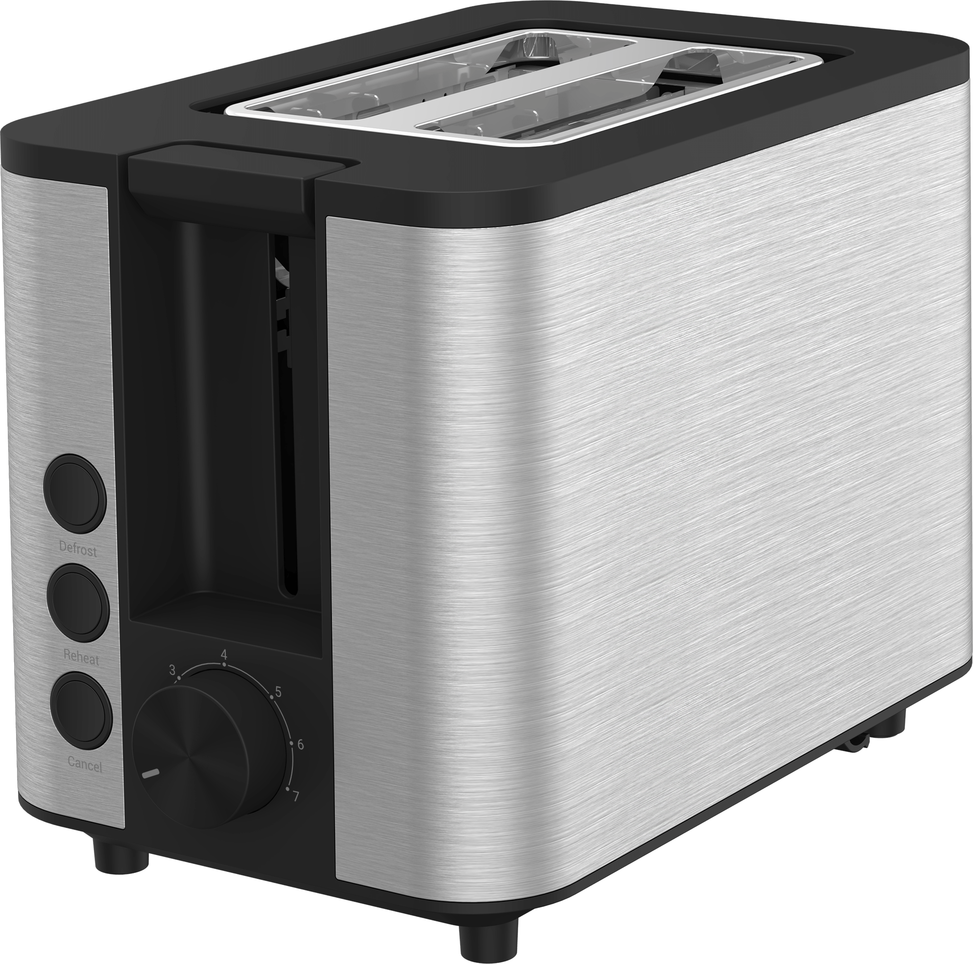 beko Toaster , 950W 2 Chips, Digital Stainless - TAM7321I - Image 4