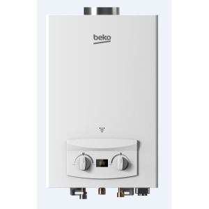 سخان مياه غاز بيكو ديجيتال، 6 لتر، ابيض - BGWH6LW