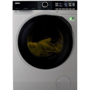 غسالة اوتوماتيك تحميل امامي بموتور انفرتر وتقنية Pro-Steam من زانوسي ZW8F1168MS، 10 كجم - فضي