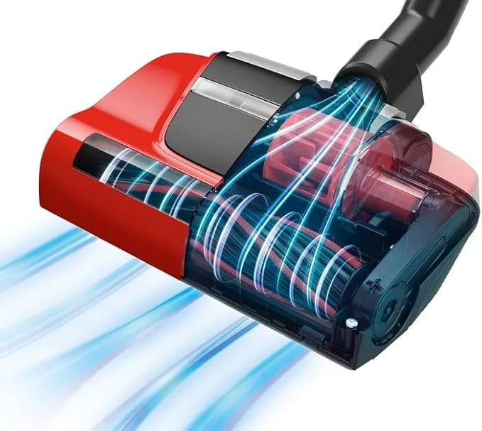 مكنسة كهربائية برو انيمال من السلسلة 4 بوش تيربو هوائي فلتر هيبا ألمانيا 600 وات لون أحمر BGBS4PET1 - الصورة 4